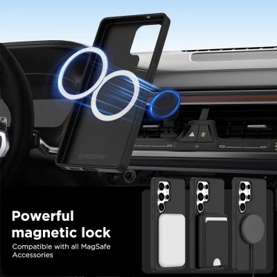 REDEFINE Liquid Silicone Case with Magnetic Ring for Samsung Galaxy S25 Ultra