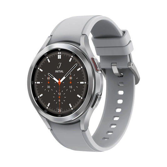 Samsung Galaxy Watch4 Classic (46mm, Bluetooth) – Silver – Grade B – Pre-Loved