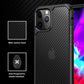 Carbon Fiber Hard Shield Case Cover for iPhone 12 Pro Max (6.7'')
