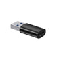 Baseus Ingenuity USB-A to USB-C adapter OTG USB 3.1 ZJJQ000101-Black