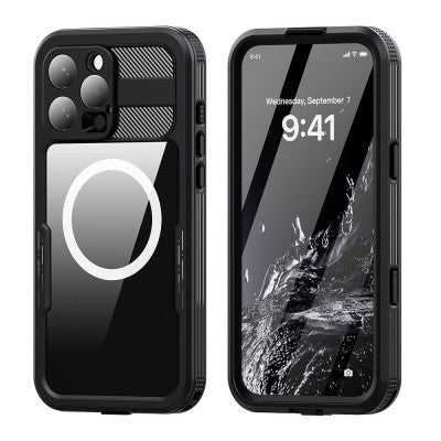 iPhone 16 Pro Redpepper Dot+ IP68 Waterproof Case Cover with Magnetic Ring