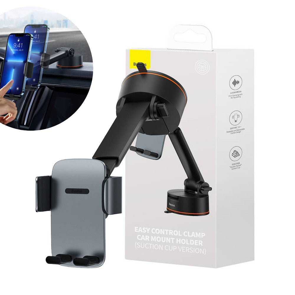 Baseus Easy Control Clamp Car Mount Holder Pro (Suction Cup Version)