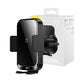 BASEUS HALO Electronic Car Phone Holder 15W INDUCTION CHARGER -BLACK