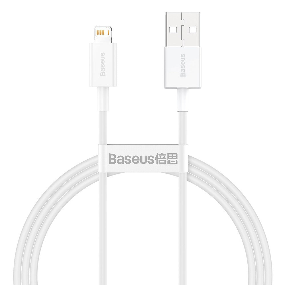 Baseus Superior Series Fast Charging Data Cable USB to iP 2.4A 1.5M WHITE