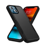 Dual Layer Shockproof Case Cover for iPhone 13 (BLACK)
