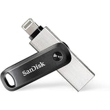 SanDisk iXpand Flash Drive Go, 128 GB, Silver