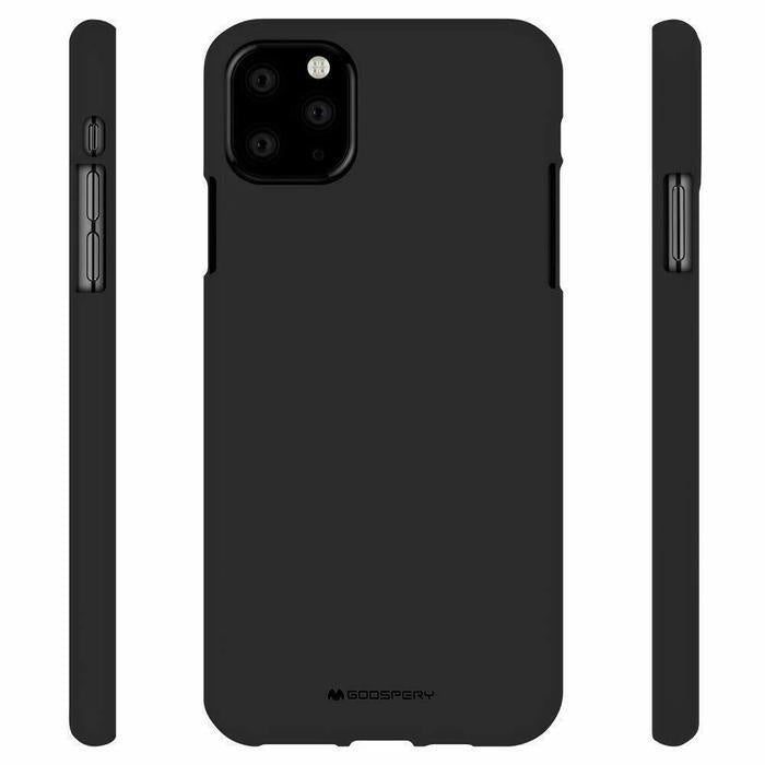 Black soft rubber case iphone 12 (6.1")