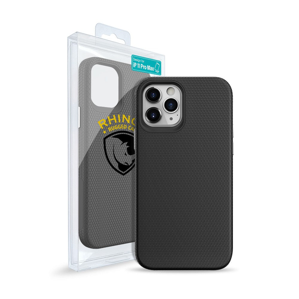 Rhinos Rugged Shockproof case for iPhone 11 Pro Max Black
