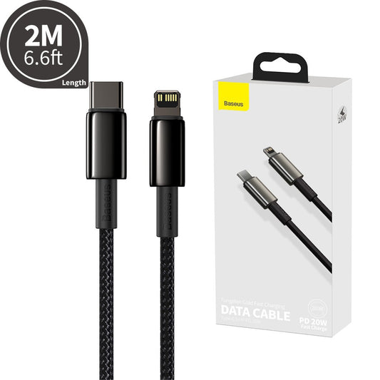 Baseus Tungsten Gold Fast Charging Data Cable Type-C to iP PD 20W 2M