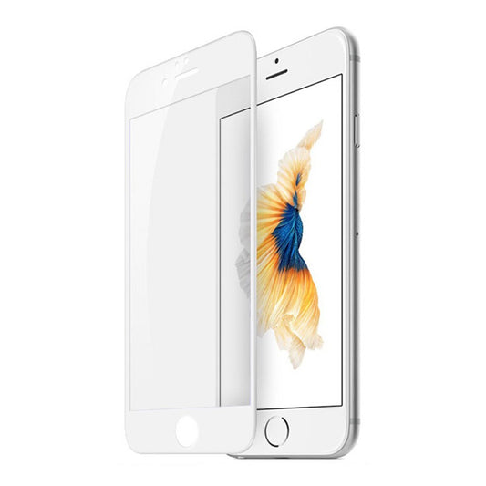 Full Coverage Tempered Glass Screen Protector For iPhone 7/ 8 -White