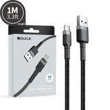 iQuick Braided USB-C to USB-A Fast Charging Cable 1M