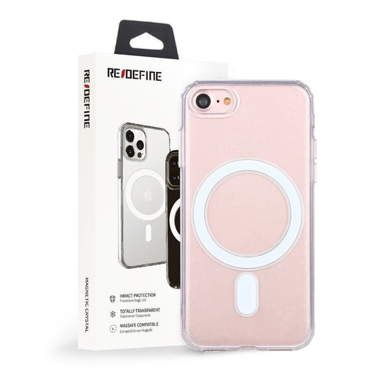 Clear Hybrid Case Cover with Magnetic Ring for iPhone 7 / 8 / SE (2020) / SE (2022)