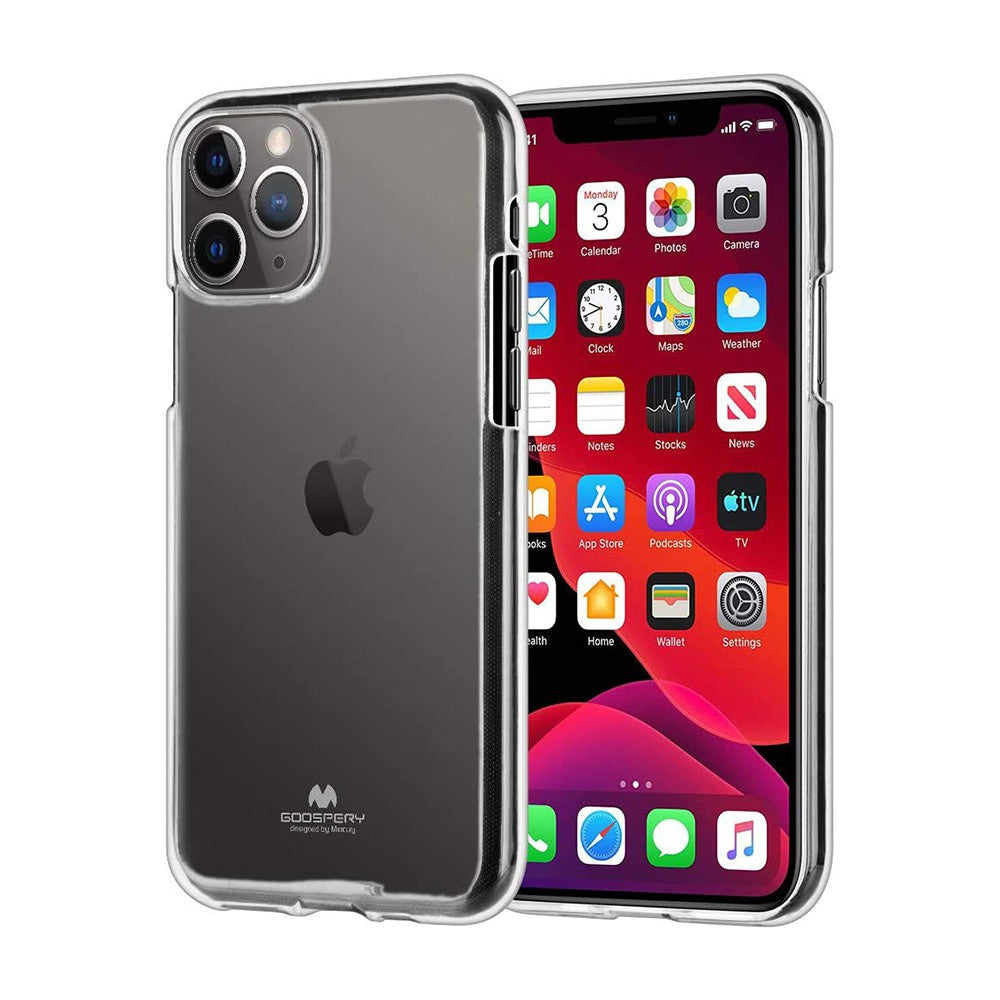 Mercury Transparent Jelly Case Cover for iPhone 11 Pro