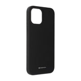 Mercury Silicone Cover Case for iPhone 15 Pro (Black)