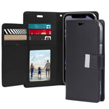 Mercury Rich Diary Case for iPhone 15 Pro (Black)