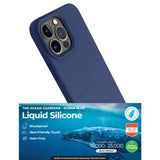 Liquid Silicone Case Cover for iPhone 15 Plus (Navy)