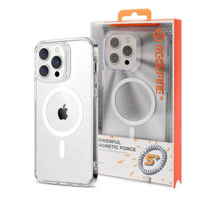 High Quality Acrylic + TPU Hybrid Transparent Magsafe Case for iPhone 15 Plus (Acrylic)