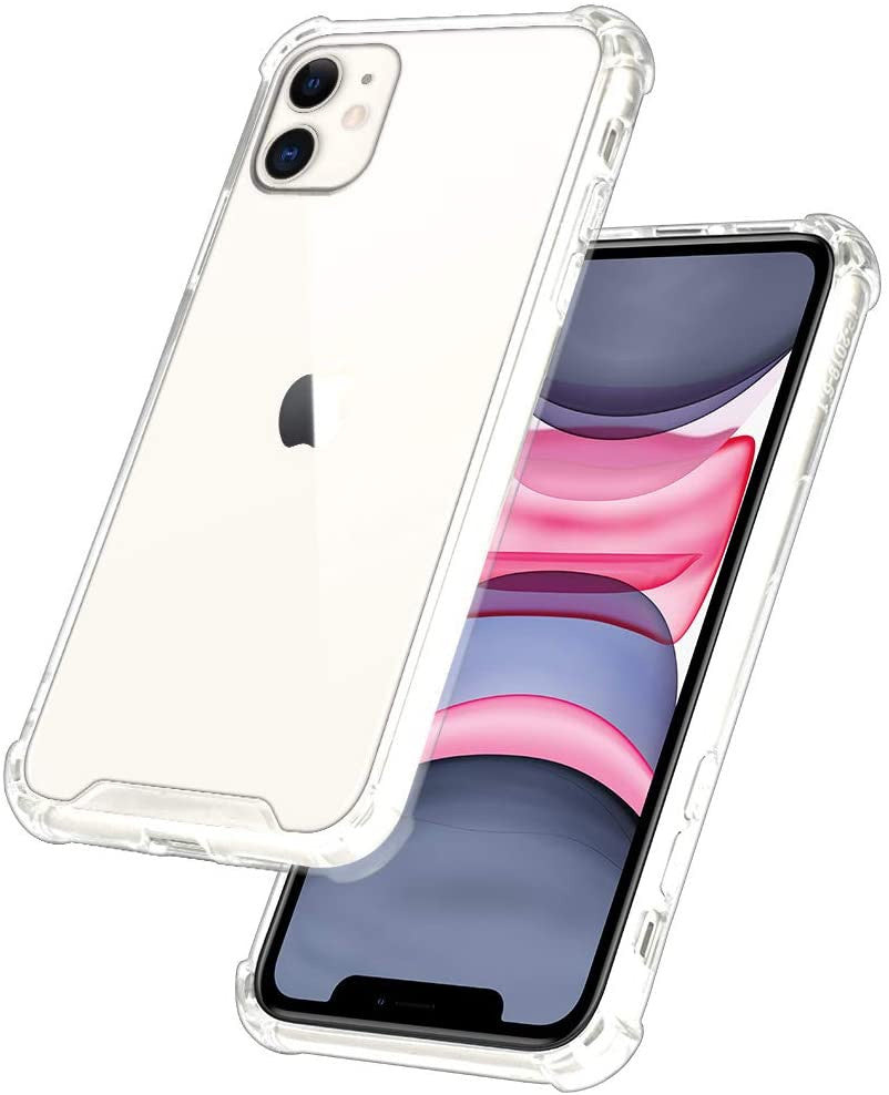 Goospery iPhone 11 Clear Phone Case Shockproof Bumper Cover