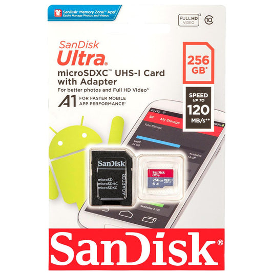 Sandisk Ultra Micro SDXC A1 256GB Memory Card