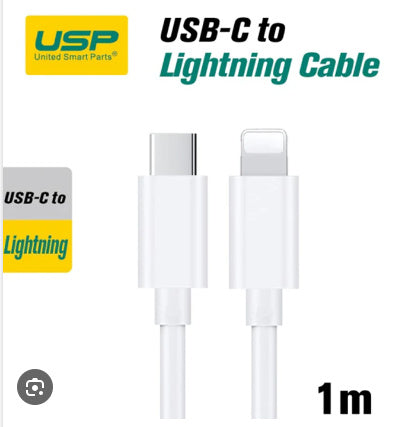 USB-C Lightning Cable 1m