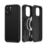 Redefine Minimalist Shockproof 2 in 1 Magsafe Cover Case for iPhone 15 Pro Max (Black)