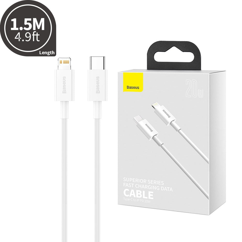 Baseus Superior Series Fast Charging Data Cable Type-C to iP PD 20W 1.5M