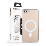 Clear Hybrid Case Cover with Magnetic Ring for iPhone 7 Plus / 8 Plus
