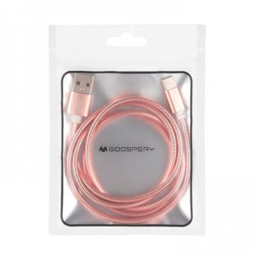 GOOSPERY MERCURY Metalic Cable Type-C USB Charging Cable 1M